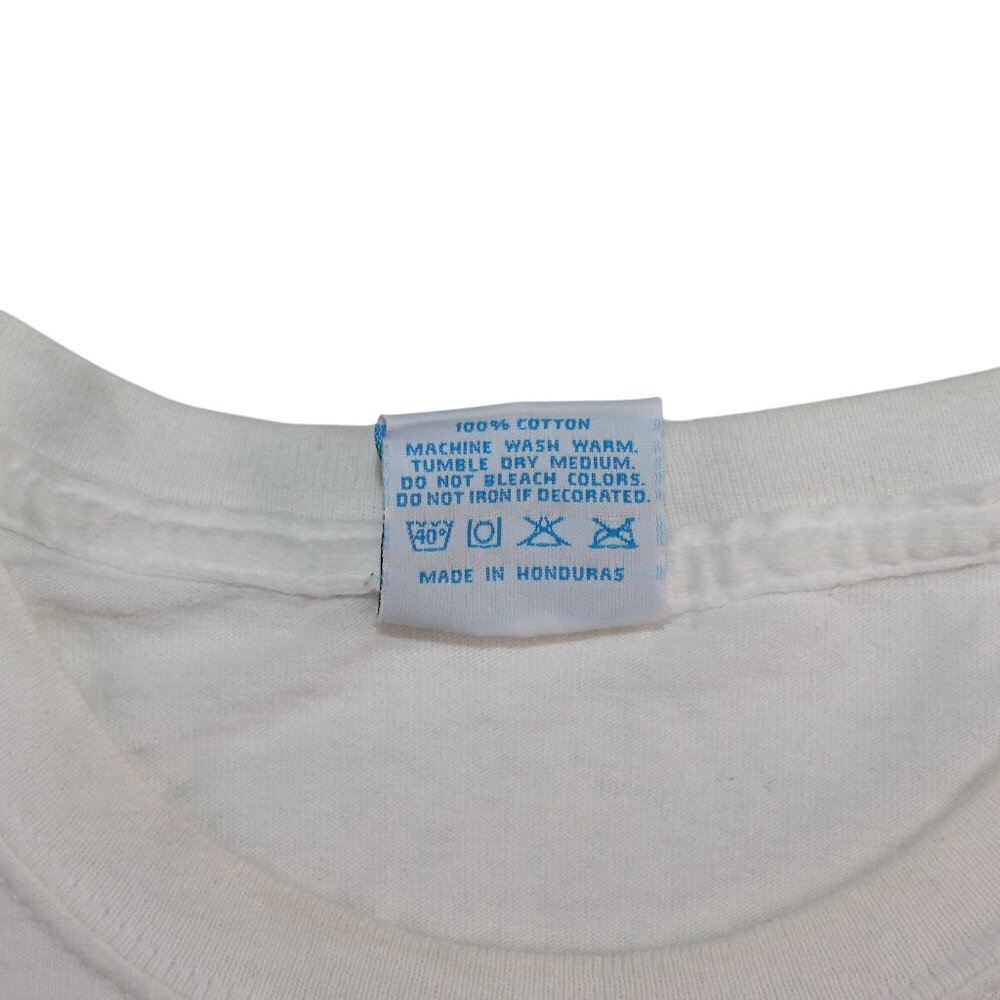 Vintage 2004 Mexico City Beer Guru Brewing Co Large Graphic White T-Shirt Tiki - Picture 14 of 14